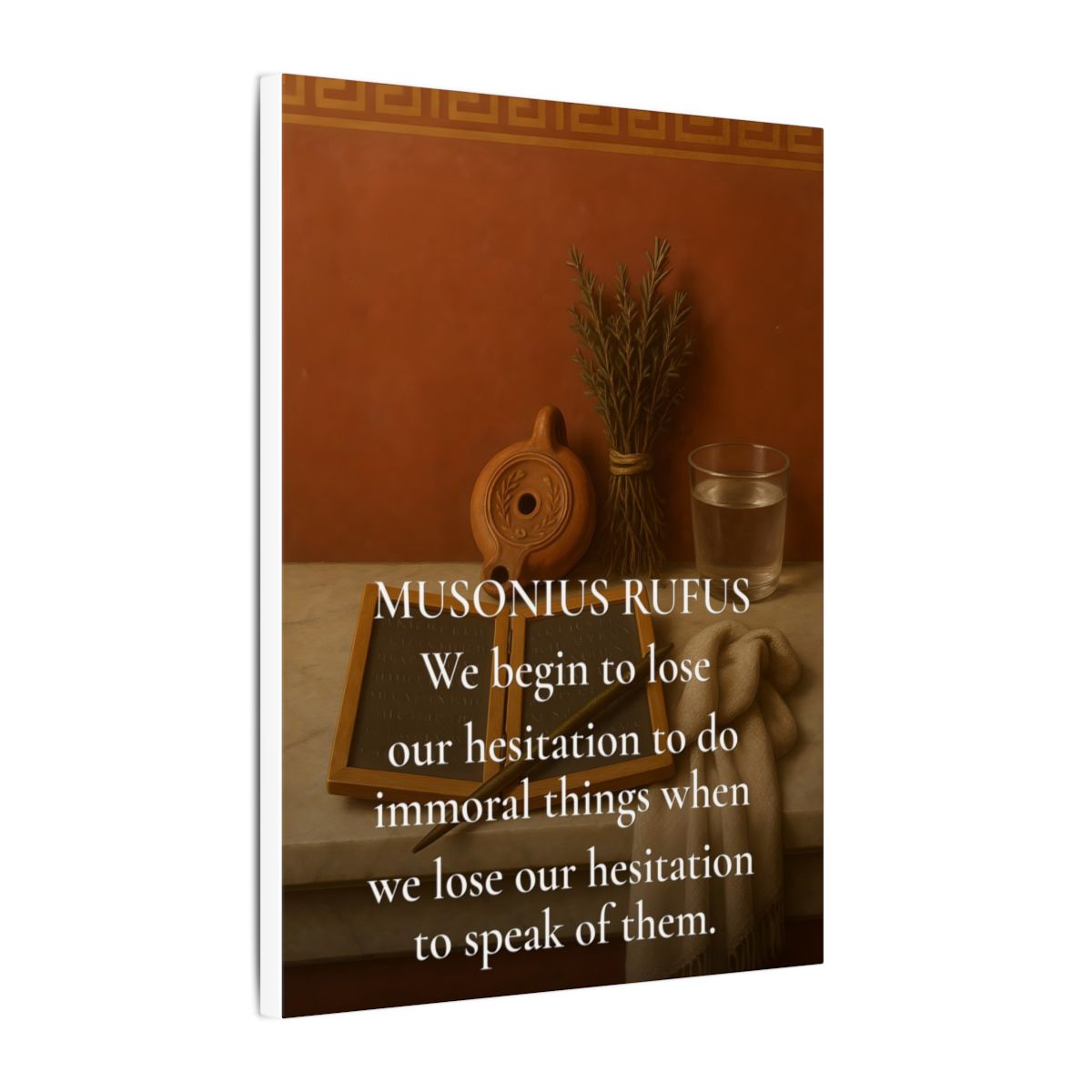 Musonius Rufus - The Roman Socrates Philosophy Art - Stoic Wall Art ...
